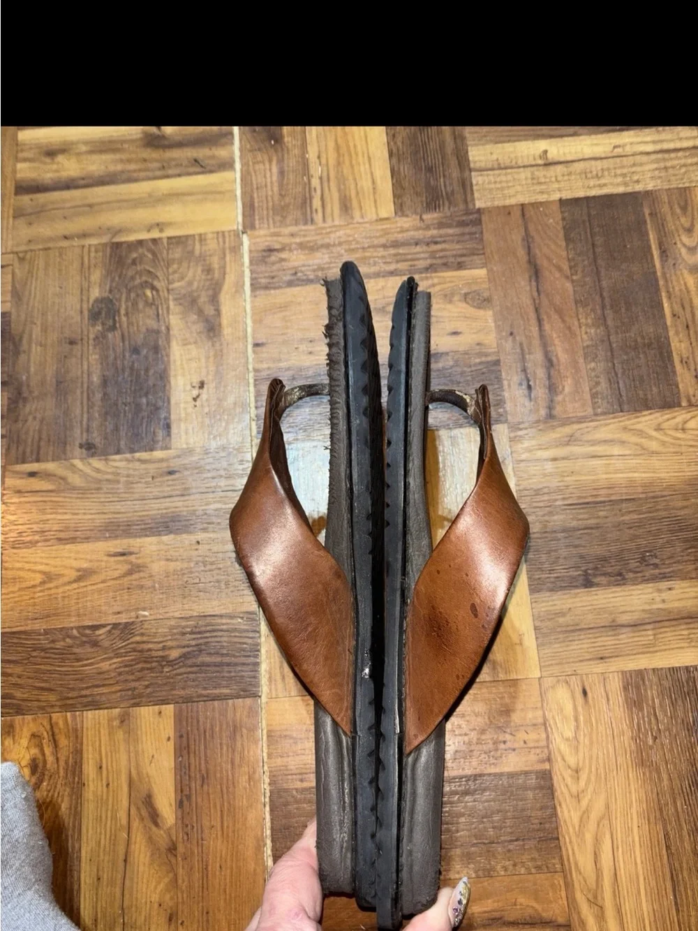 A.Cellini Italian leathers brown sandals, Men’s Size 9.5W